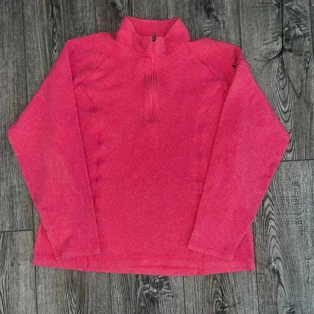 LL Bean large vtg women’s fleece 1/4 zip - Picture 3 of 3